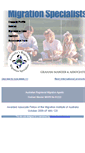 Mobile Screenshot of migration-specialists.com.au
