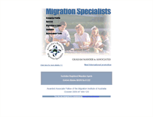 Tablet Screenshot of migration-specialists.com.au